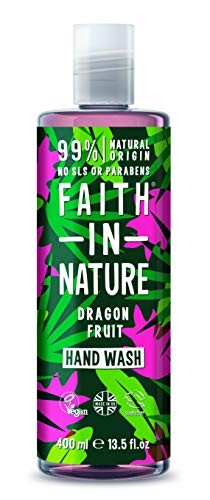 Faith in Nature Natürliche Drachenfrucht Flüssigseife, Belebendes, Vegan & Ohne Tierversuche, Frei von Parabenen und SLS, 400 ml von Faith In Nature