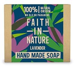 Faith in Nature Natürliche Lavender Seifenstücke, 3er Pack von Faith In Nature