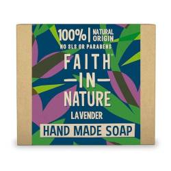 Faith in Nature Natural Lavender Hand Soap Bar, Nourishing Vegan & Cruelty Free, Parabens and SLS Free, 100 g von Faith In Nature