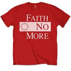 Faith No More Unisex Fnmts01mr03 T-Shirt, rot, L von Faith No More