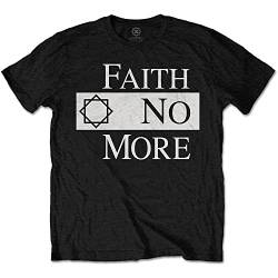 Faith No More Unisex Fnmts02mb03 T-Shirt, Schwarz, L von Faith No More