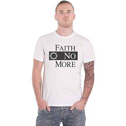 Faith No More Unisex Fnmts02mw02 T-Shirt, weiß, M von Faith No More