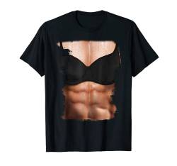 Fake Abs T-Shirt Lustiger Bikini Body Muscle Six Pack 3D T-Shirt von Fake Boobs T-Shirts