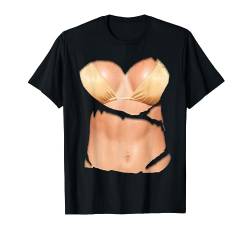 Fake Abs T-Shirt Lustiger Bikini Body Muscle Six Pack 3D T-Shirt von Fake Boobs T-Shirts