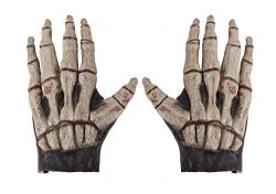 FakeFace Halloween Gruseliger Dämon Handschuhe Erwachsene Teenager Kostüm Party Cosplay Requisiten Horror Teufel Monster/Werwolf/Skelett Kostüm Tierhandschuhe von FakeFace