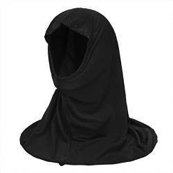 FakeFace Mädchen Muslimische Hijab Atmungsaktiv Kopftuch Kinder Islamische arabische Schaltücher Kopftuch mit Pailletten Kopfbedeckung für 2-6 Jahre von FakeFace