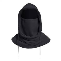 Multifunktionale Balaclava Gesichtsmaske Sturmhaube Winter Sturmmaske Winddichte Skimaske Halswärmer Motorrad- und Fahrrad Maske für Winter Sport und Outdoor schwarz von FakeFace