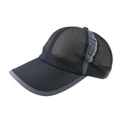 Sommer Baseball Cap Kappe Mütze Damen Herren Sonnenhut Schnelltrocknend Hut Mesh Cap von FakeFace