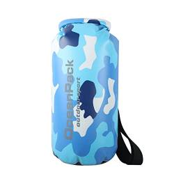 Falafoty wasserdichte Beutel,Dry Bag 5L mit Langem justierbarem Bügel,wasserdichte Tasche für Kayaking Boots-Ausflug Kanu Fischen Rafting Schwimmen Snowboarding. (blau) von Falafoty