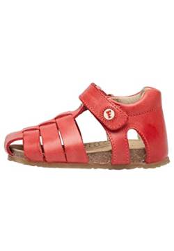 Falcotto ALBY-Halboffene Ledersandalen, rot 19 von Falcotto