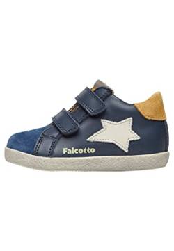 Falcotto ALNOITE HIGH VL-Sneakers aus Leder und Veloursleder Marineblau 21 von Falcotto