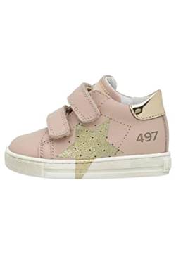 Falcotto Salazar VL-Sneakers aus Kalbsleder mit Glitter-Print Altrosa 18 von Falcotto