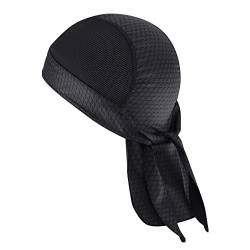 Faletony Sports Bandana Cap Unisex durag Bandana Kopftuch Piraten Mütze Fahrrad Kopfbedeckung Motorrad Schnelltrocknend Atmungsaktiv Nimmt Schweiß Bedruckte Turban Piratenhut (KW-TM-02) von Faletony