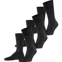 FALKE Socken, lang, 3er-Pack, für Herren, grau, 45-46 von Falke