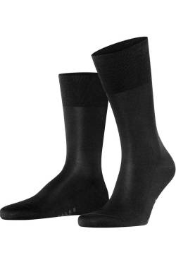 FALKE Tiago Socken schwarz, Einfarbig von Falke