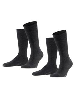 Falke 2-er Set Socken Swing Dunkelgrau von Falke