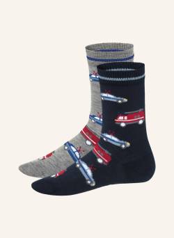 Falke 2er-Pack Socken Cars grau von Falke