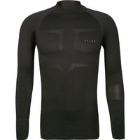 Falke Herren Longsleeve schwarz Mikrofaser unifarben von Falke