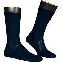 Falke Herren Socken blau Baumwolle unifarben von Falke