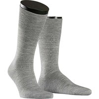 Falke Herren Socken grau Seide unifarben von Falke