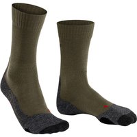 Falke Herren Socken grün Merinowolle unifarben von Falke