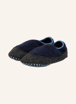 Falke Stoppersocken Cosy Slipper Aus Merinowolle blau von Falke