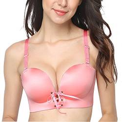 FallSweet Add Zwei Cups Bras Büstenhalter Für Frauen Push Up Gepolstert Ungefüttert (Rosa,70C) von FallSweet