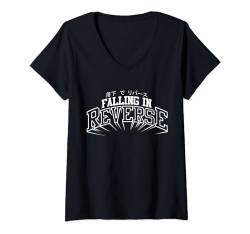 Falling In Reverse - Official Merchandise - Japan Arc T-Shirt mit V-Ausschnitt von Falling In Reverse