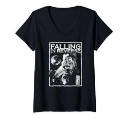 Falling In Reverse - Official Merchandise - Spacewalk T-Shirt mit V-Ausschnitt von Falling In Reverse