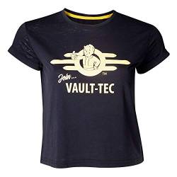 Fallout TS827080FAL-S - 76 Join Vault-tec T-Shirt, Female, Small, Black (TS827080FAL-S) von Fallout