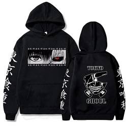 Famesale Anime Tokyo Ghoul Pullover Hoodie Ken Kaneki Cosplay Kostüm Langarm Oberbekleidung Pullover Hoodie von Famesale