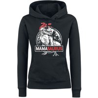 Familie & Freunde Kapuzenpullover - Mamasaurus - S bis XXL - für Damen - Größe L - schwarz von Familie & Freunde