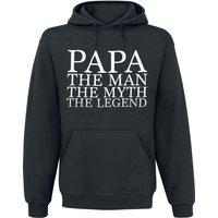 Familie & Freunde Kapuzenpullover - Papa - The Man - S bis XXL - für Männer - Größe L - schwarz von Familie & Freunde