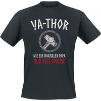 Familie & Freunde T-Shirt - Va-Thor - S bis 4XL - für Männer - Größe 3XL - schwarz von Familie & Freunde