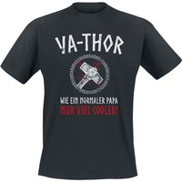 Familie & Freunde T-Shirt - Va-Thor - S bis 4XL - für Männer - Größe M - schwarz von Familie & Freunde
