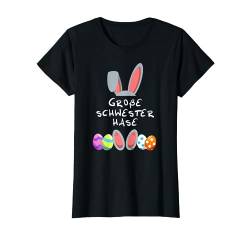 Große Schwester Hase Osterhase Partnerlook Outfit Ostern T-Shirt von Familien Partnerlook Oster Geschenke by KaMi