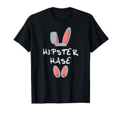 Hipster Hase Osterhase Geschenk Familien Partnerlook Oster T-Shirt von Familien Partnerlook Oster Geschenke by KaMi