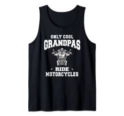 Nur coole Grandpas Ride Motorräder Bike Cycle Biker Herren Tank Top von Family 365