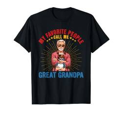 Favorite People Call Me Great Grandpa Costume Kid Lover T-Shirt von Family Father's Day Costume