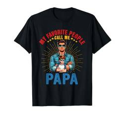 Favorite People Call Me Papa Costume Kid Lover Funny Family T-Shirt von Family Father's Day Costume