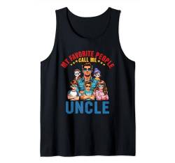 Favorite People Call Me Uncle Costume Five Adorable Kids Tank Top von Family Father's Day Costume