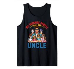 Favorite People Call Me Uncle Costume Six Adorable Kids Tank Top von Family Father's Day Costume