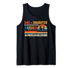 Vintage Retro Daddy Daughter Squad Father's Day Family Kids Tank Top von Family Father's Day Costume