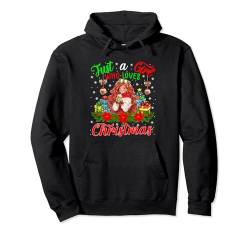 Just A Girl Who Loves Christmas Cute Woman Matching Family Pullover Hoodie von Family Lover Christmas Costume