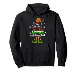 This Is My Christmas Movies Watching Shirt Xmas Elf Ornament Pullover Hoodie von Family Lover Christmas Costume