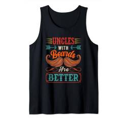 Vintage Uncles With Beards Are Better Father's Day Family Tank Top von Family Men Father's Day Costume