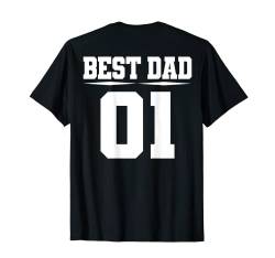 Herren BEST DAD 01 Familien Outfit | Eltern Kind Set Partnerlook T-Shirt von Family Partnerlook Mama Papa Tochter Sohn
