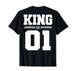 KING 01 Familien Outfit | Mutter Vater Kind Set Partnerlook T-Shirt von Family Partnerlook Mama Papa Tochter Sohn