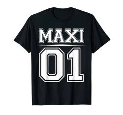 MAXI 01 Familien Outfit | Mutter Vater Kind Set Partnerlook T-Shirt von Family Partnerlook Mama Papa Tochter Sohn