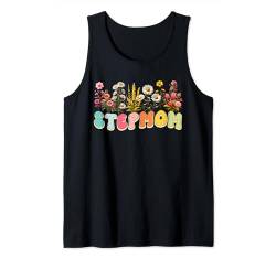 Stepmom Costume Colorful Flowers Mother's Day Family Lover Tank Top von Family Women Mother's Day Costume
